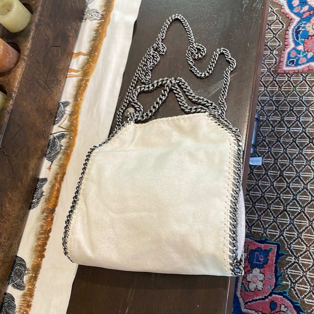 stunning Stella McCartney white Chain Bag